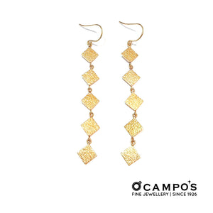 Aria 18K Yellow Gold Pearl Drop Earrings | Ocampo's Fine Jewellery