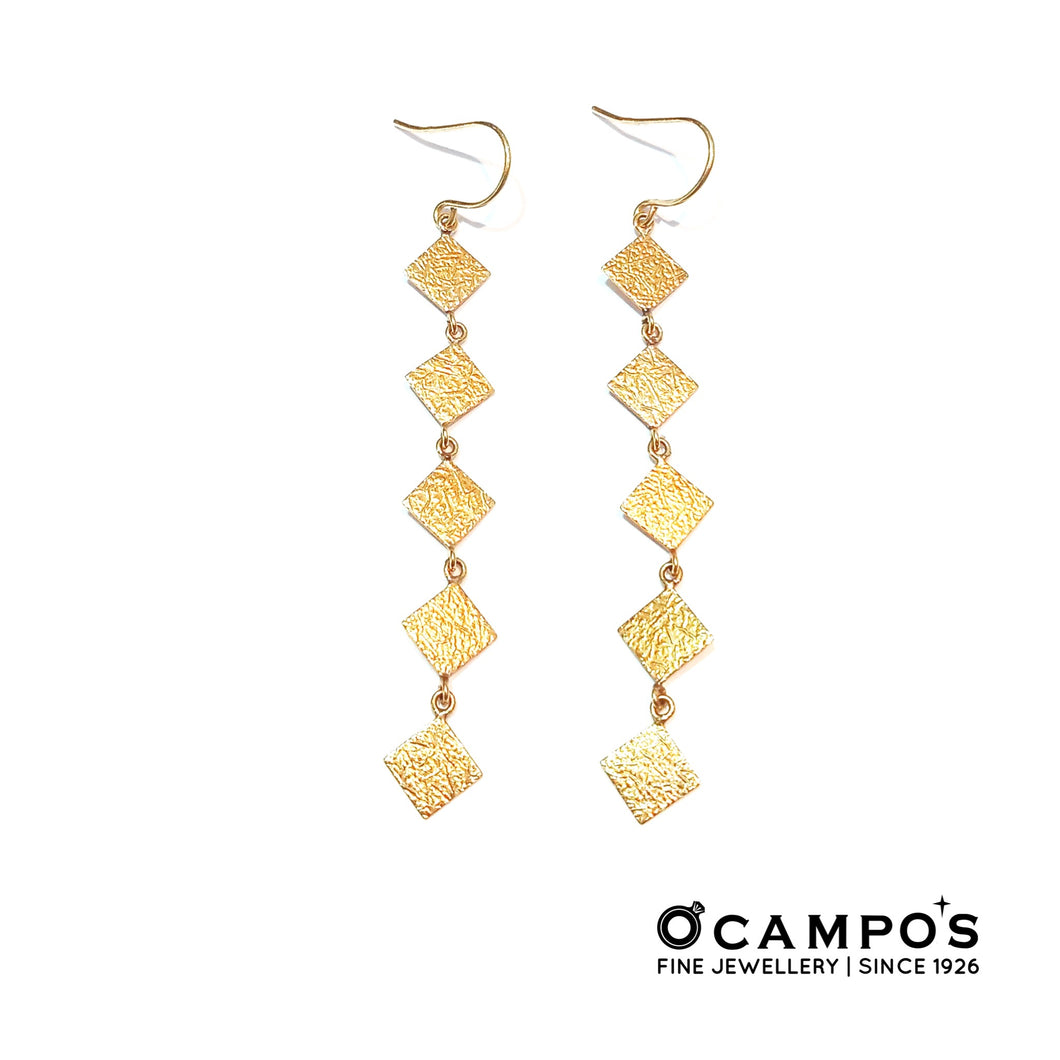 Aria 18K Yellow Gold Pearl Drop Earrings | Ocampo's Fine Jewellery