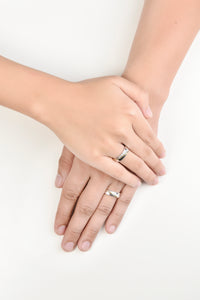 Amala 14K Two Tone Gold Wedding Rings with Diamonds | Ocampo's Fine Jewellery