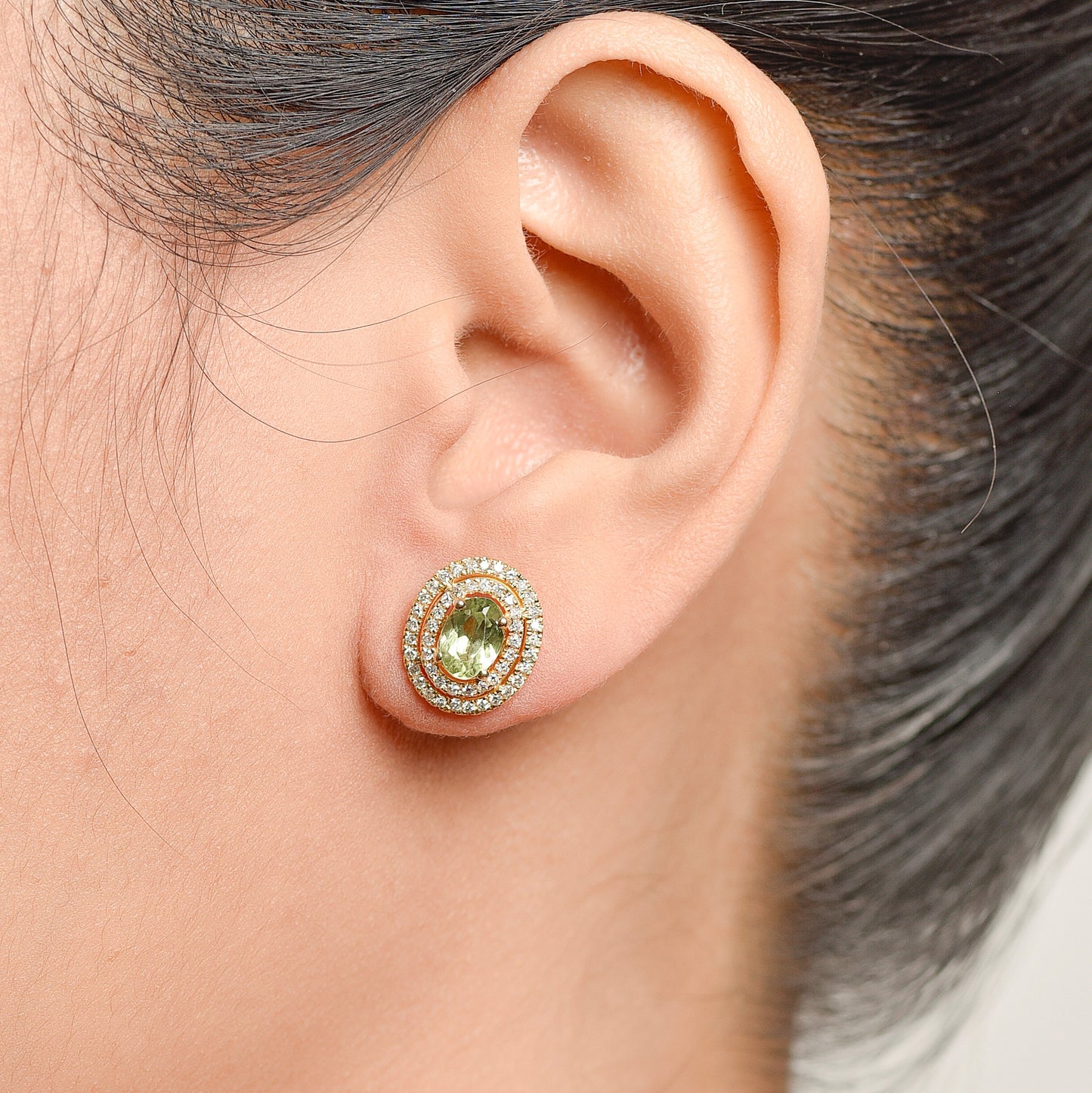 Melanie 14k Yellow Gold Stud Earrings | Ocampo's Fine Jewellery