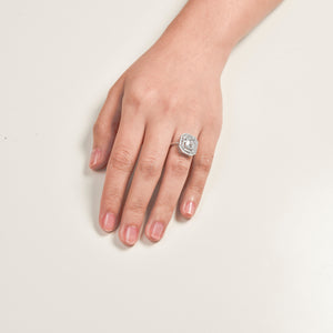 Khloe 14k White Gold Diamond Ring | Ocampo's Fine Jewellery