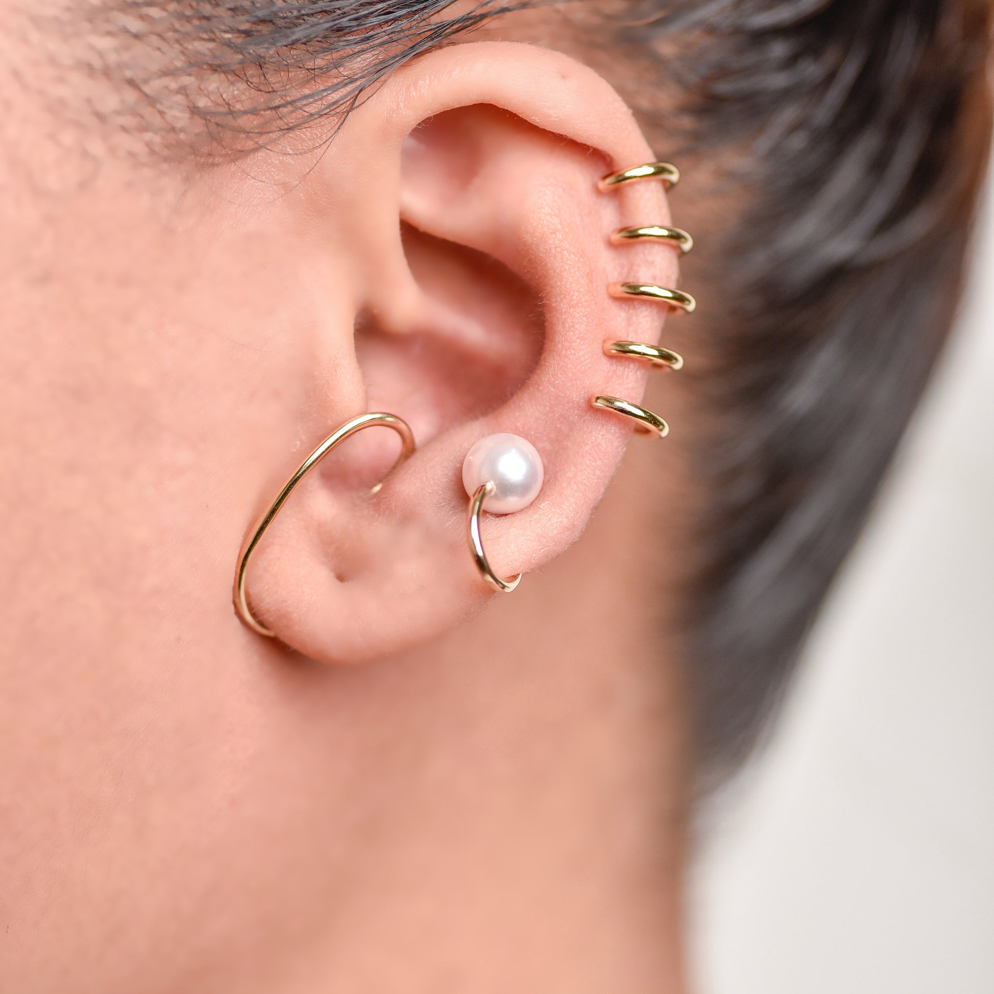 Kaori 10k Yellow Gold Ear Cuff | Ocampo's Fine Jewellery