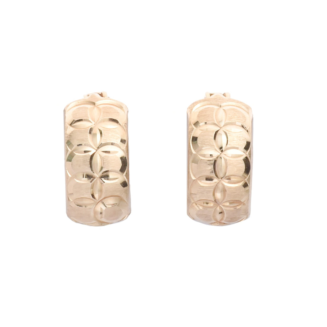 Hailey 14k Yellow Gold Bypass Earrings | Ocampo's Fine Jewellery