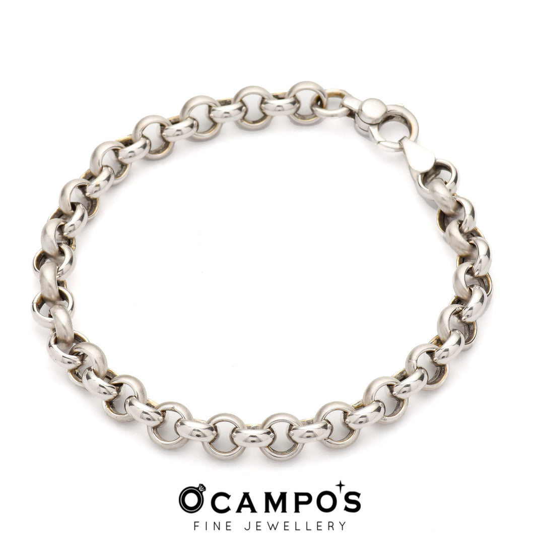 Rachel 18k White Gold Bracelet | Ocampo's Fine Jewellery