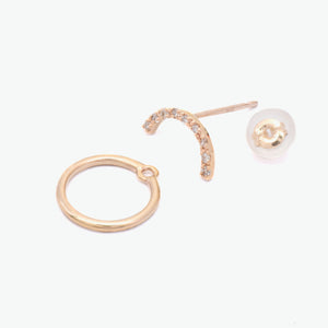 Maru 10k Yellow Gold Diamond Detachable Stud Earring | Ocampo's Fine Jewellery