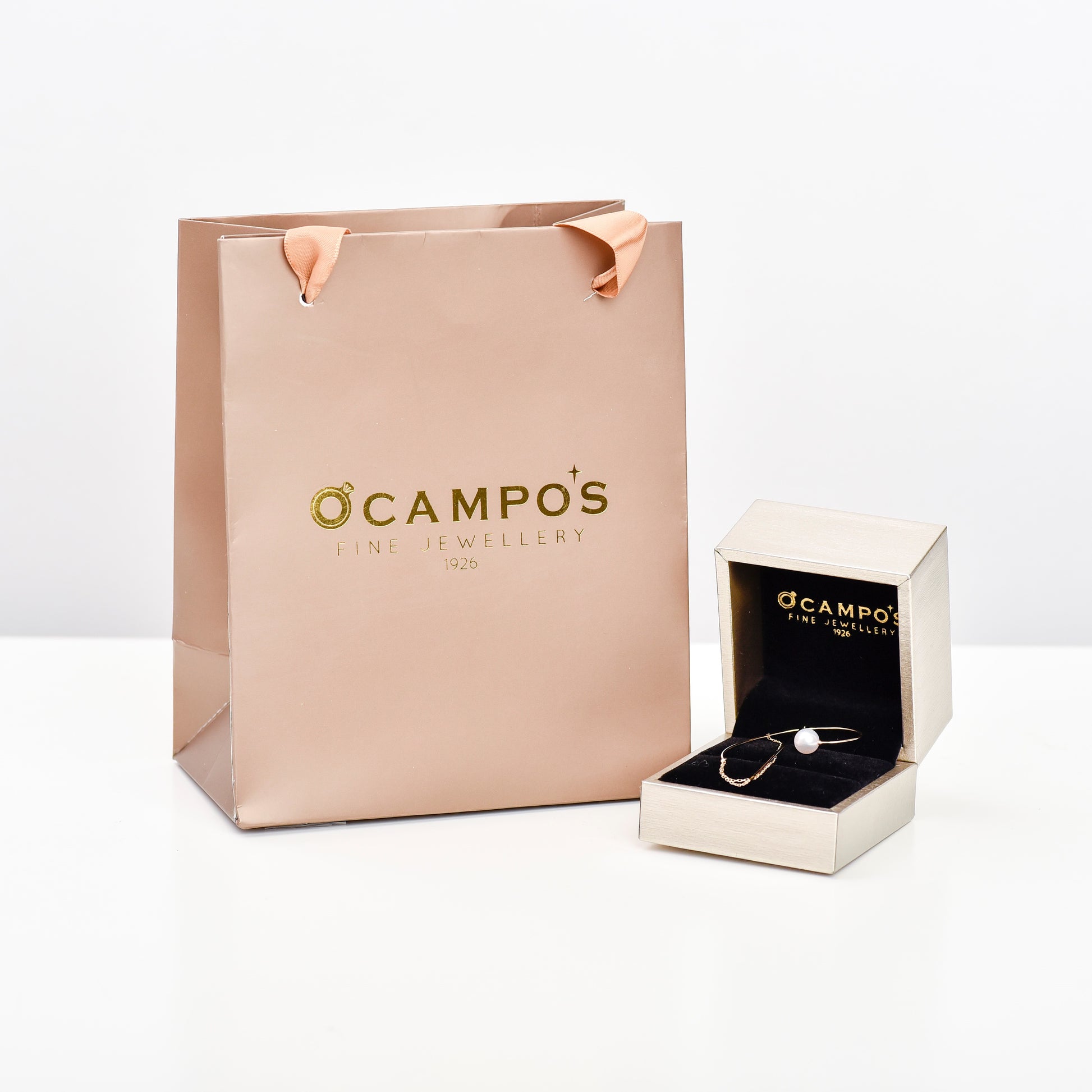 Chieko 10k Yellow Gold Dangling Ear Cuff  | Ocampo's Fine Jewellery