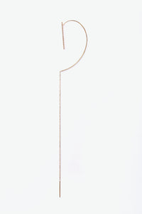 Eiko 10k Yellow Gold Dangling Ear Cuff with Diamond | Ocampo's Fine Jewellery