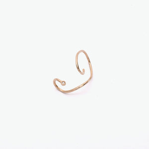 Etsuko 10k Yellow Gold Diamond Ear Cuff | Ocampo's Fine Jewellery