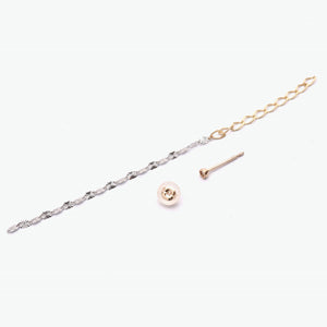 Kishi 10k Two-tone Gold Detachable Dangling Diamond Earring | Ocampo's Fine Jewellery