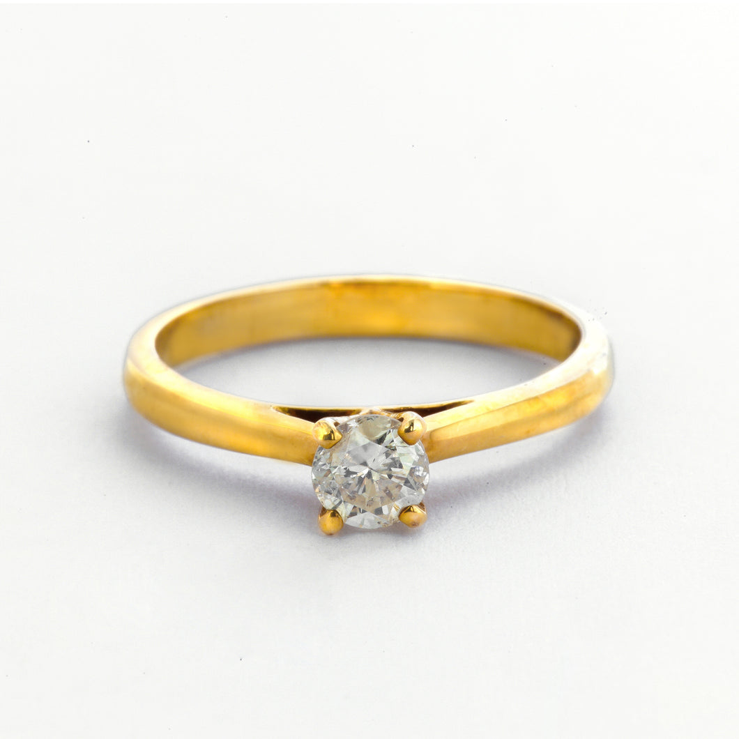 Amada 14K Yellow Gold Engagement Rings with Diamond Philippines | Ocampo's Fine Jewellery