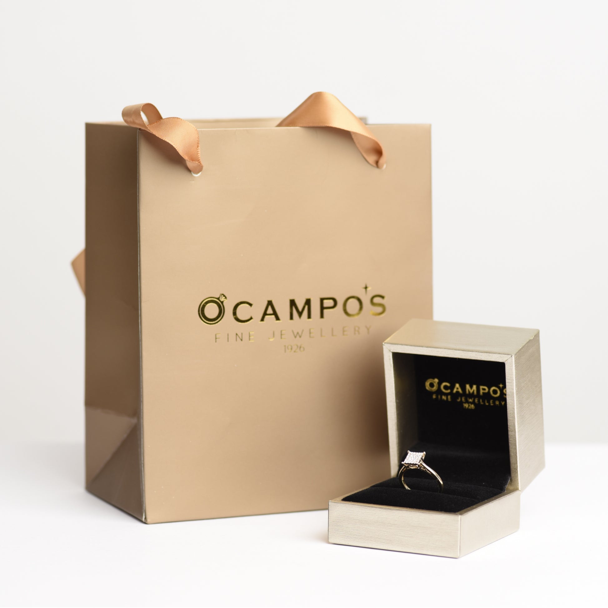 Duchess Illusion 14k Yellow Gold Diamond ring | Ocampo's Fine Jewellery