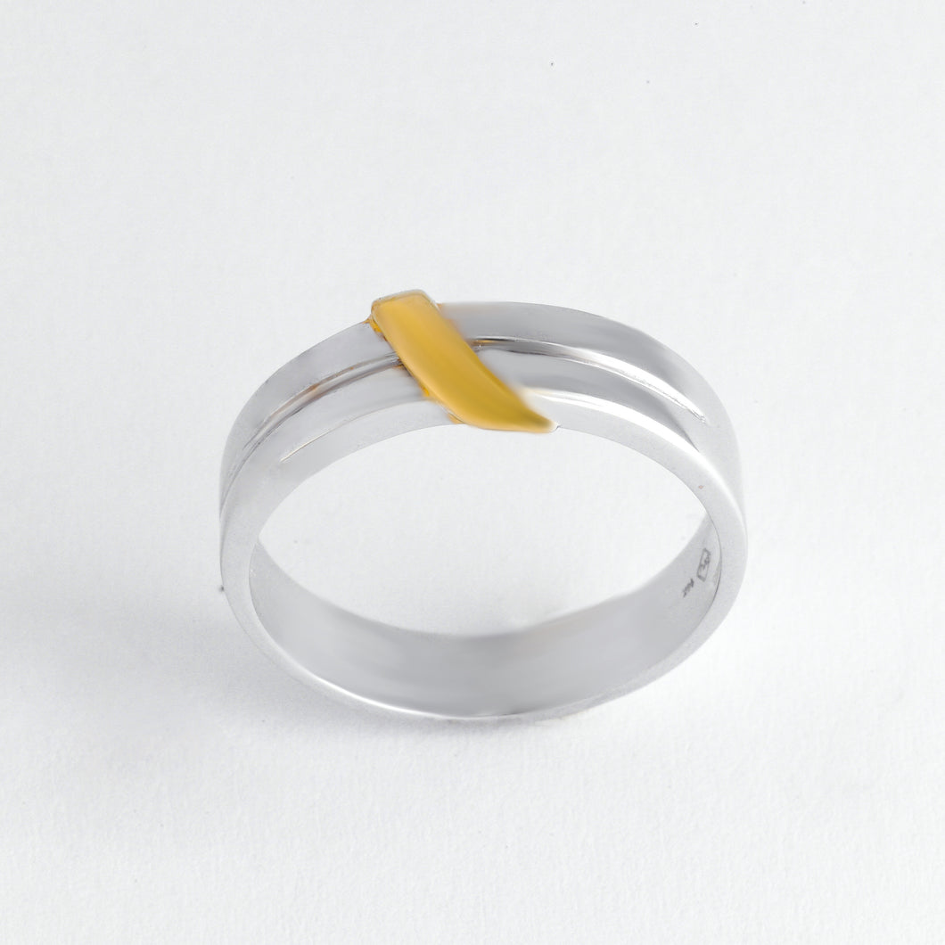 Kamila 14k Two Tone Wedding Ring Philippines | Ocampo's Fine Jewellery