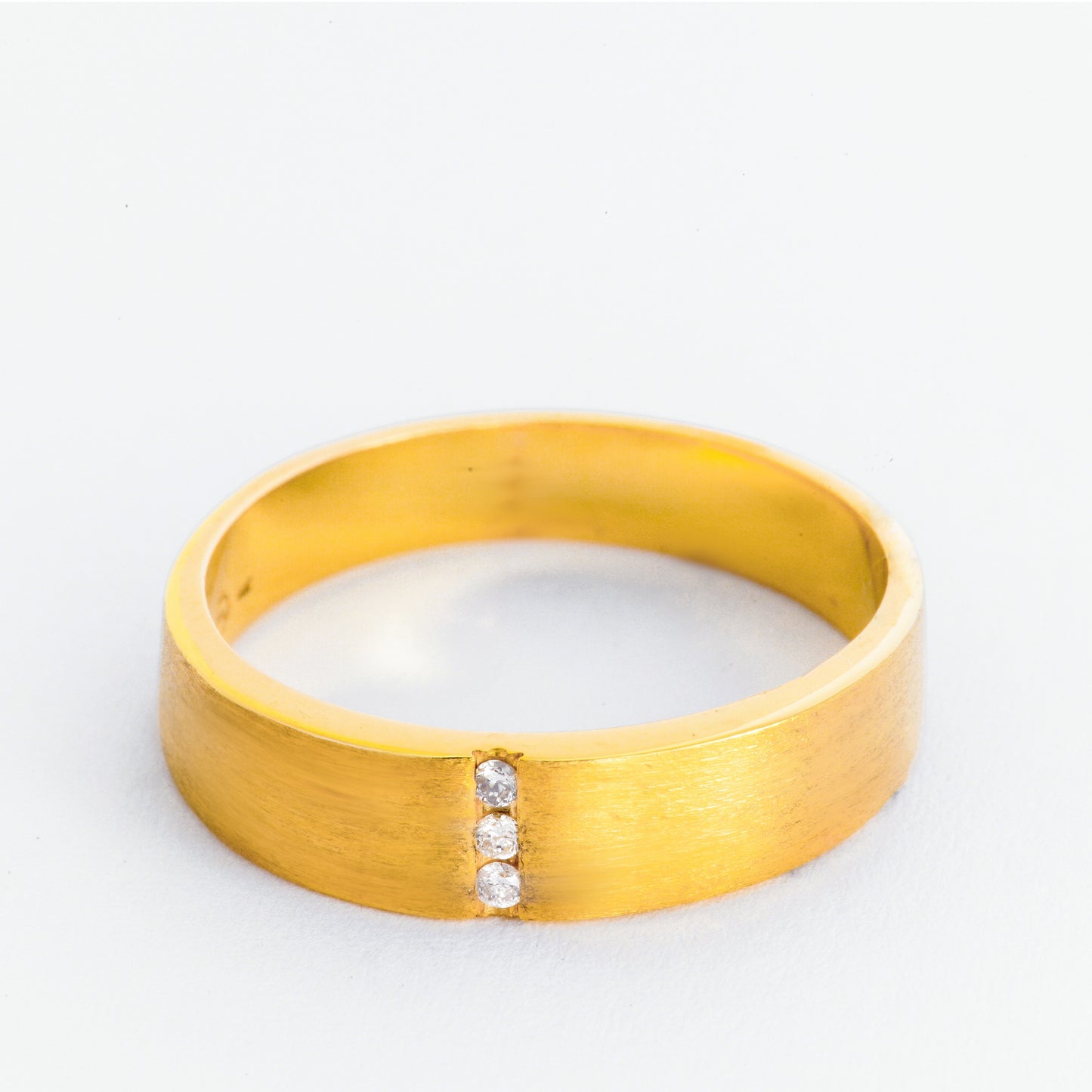 Corazon 14K Yellow Gold Wedding Rings with Diamond Philippines | Ocampo's Fine Jewellery