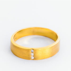 Corazon 14K Yellow Gold Wedding Rings with Diamond Philippines | Ocampo's Fine Jewellery
