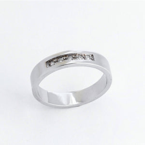 Aziza 14K White Gold Wedding Rings with Diamond Philippines | Ocampo's Fine Jewellery