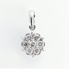 Load image into Gallery viewer, Rosa 14k White Gold Diamond Pendant | Ocampo&#39;s Fine Jewellery 
