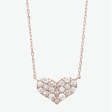 Load image into Gallery viewer, Suri 18k Rose Gold Diamond Heart Necklace | Ocampo&#39;s Fine Jewellery
