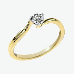 Angela 18K Yellow Gold Engagement Rings Philippines | Ocampo's Fine Jewellery