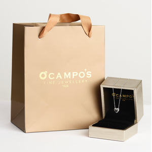 Ivy Black Diamond 18k White Gold Necklace | Ocampo's Fine Jewellery