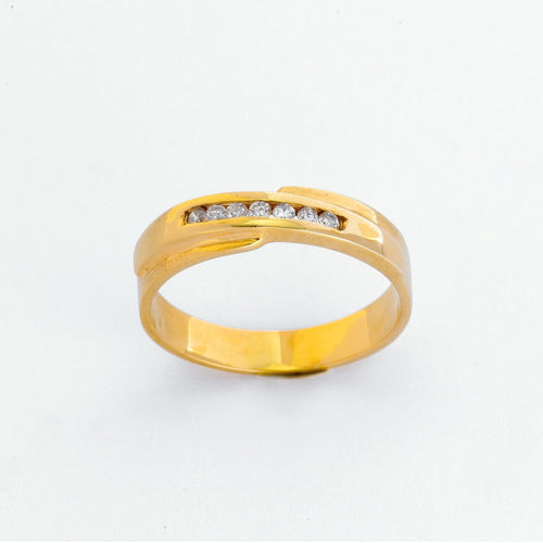 Carino 18K Gold Wedding Rings with Diamond Philippines | Ocampo's Fine Jewellery