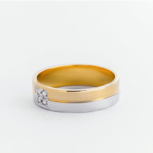 Load image into Gallery viewer, Crisha 18K Gold Two Tone Wedding Ring Philippines | Ocampo&#39;s Fine Jewellery
