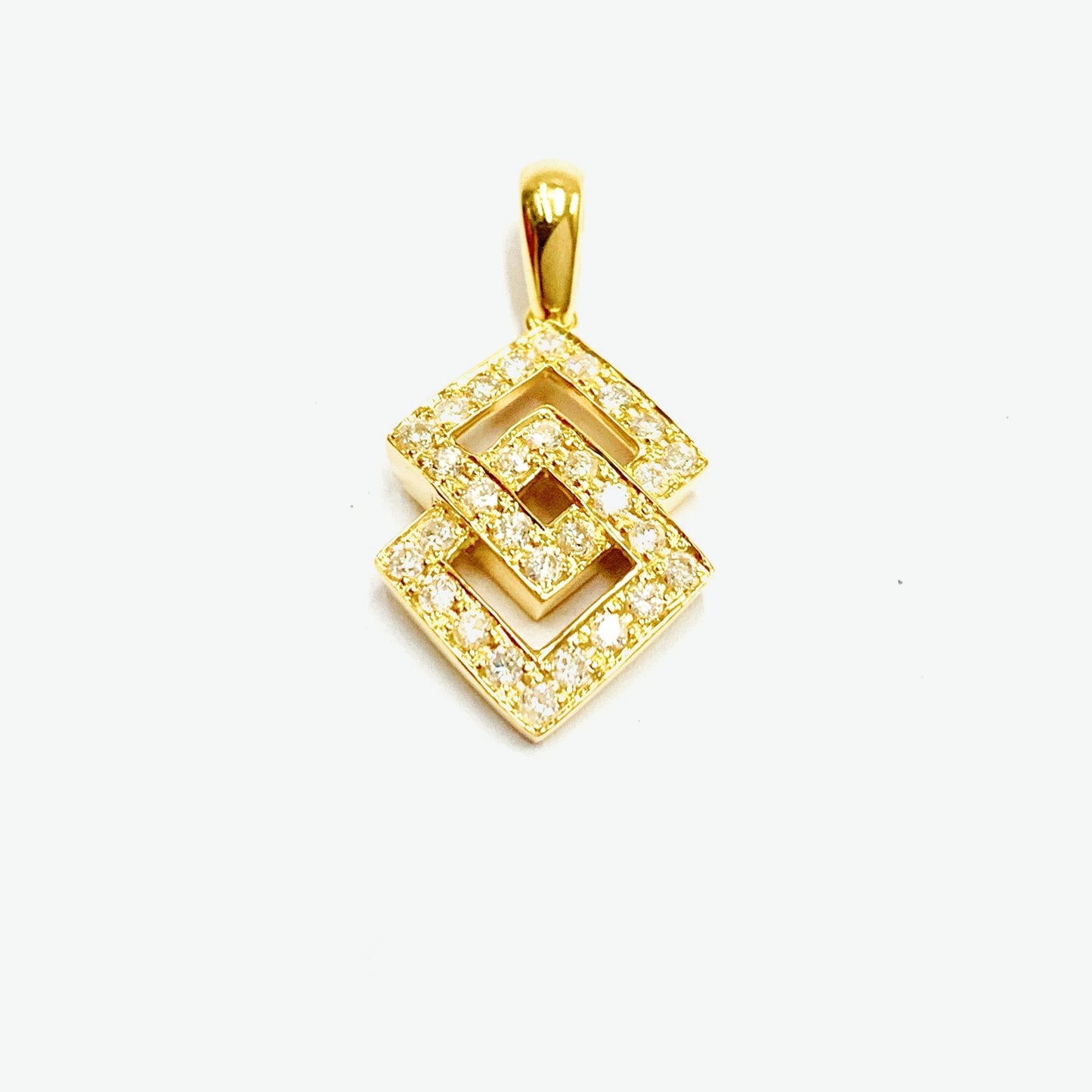 Audrey 14K Yellow Gold Pendant with Diamond | Ocampo's Fine Jewellery