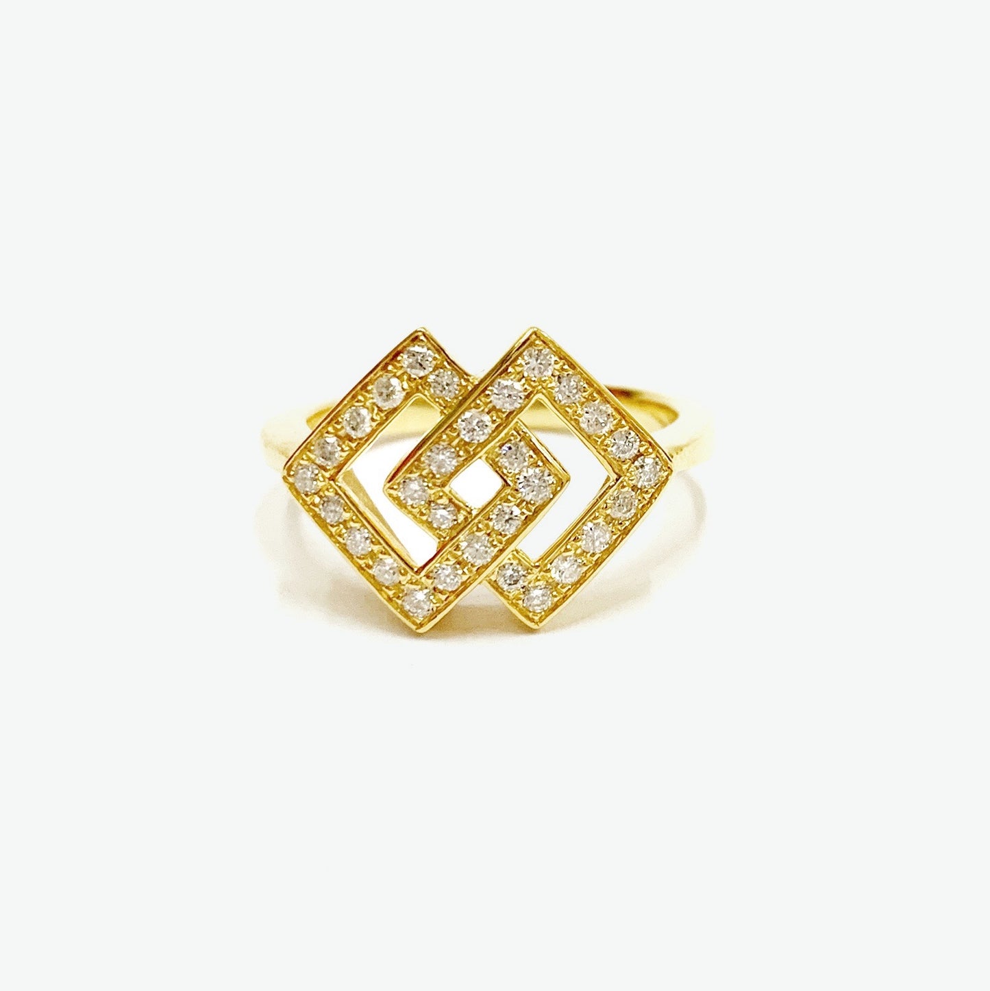 Audrey 14K Yellow Gold Rings with Diamond Philippines | Ocampo's Fine Jewellery