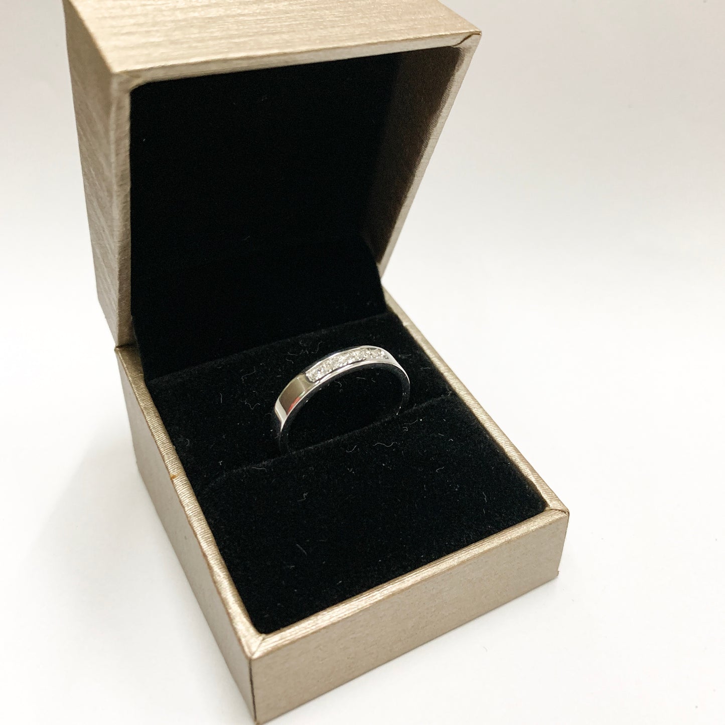 Aziza 14K White Gold Wedding Rings with Diamond Philippines | Ocampo's Fine Jewellery