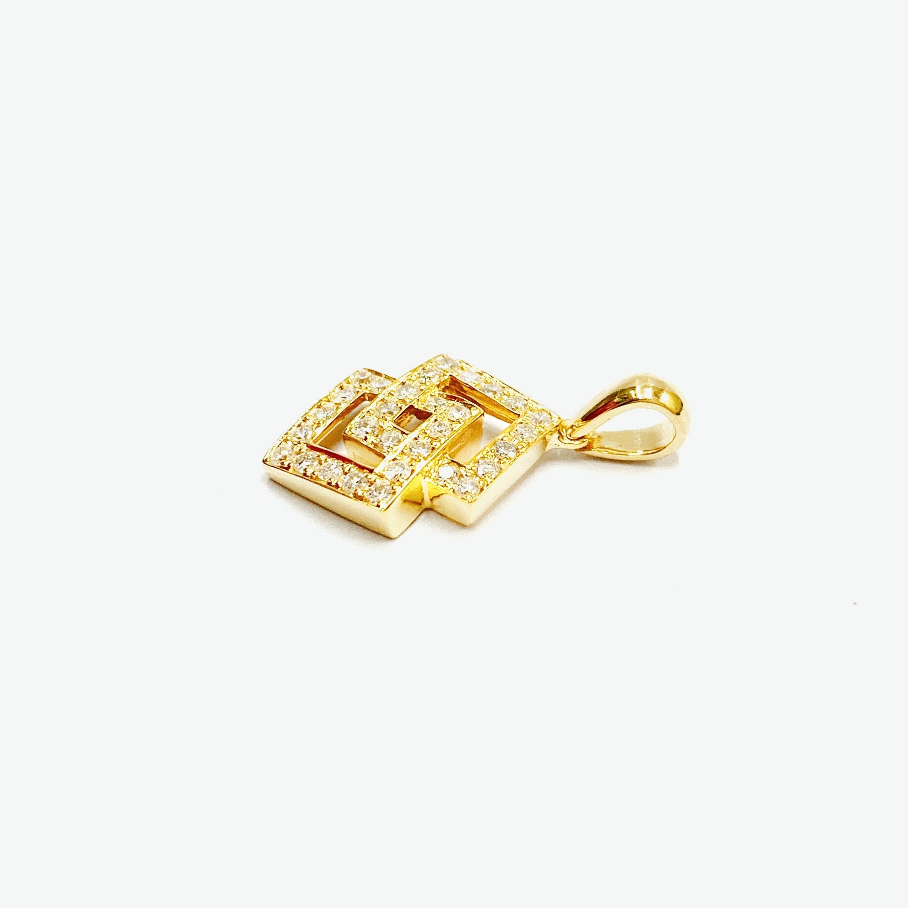 Audrey 14K Yellow Gold Pendant with Diamond | Ocampo's Fine Jewellery