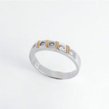 Load image into Gallery viewer, Cherelle 14K Two Tone Gold Wedding Rings Philippines | Ocampo&#39;s Fine Jewellery
