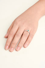 Load image into Gallery viewer, Luna 18k White Gold Emerald Ring with Diamond | Ocampo&#39;s Fine Jewellery
