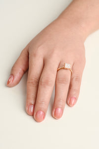 Duchess Illusion 14k Yellow Gold Diamond ring | Ocampo's Fine Jewellery