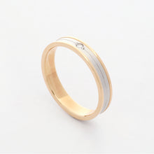 Load image into Gallery viewer, Aiko Platinum Wedding Ring with Diamond | Ocampo&#39;s Fine Jewellery
