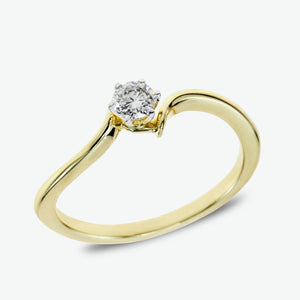 Isabela 18k Yellow Gold Engagement Ring | Ocampo's Fine Jewellery