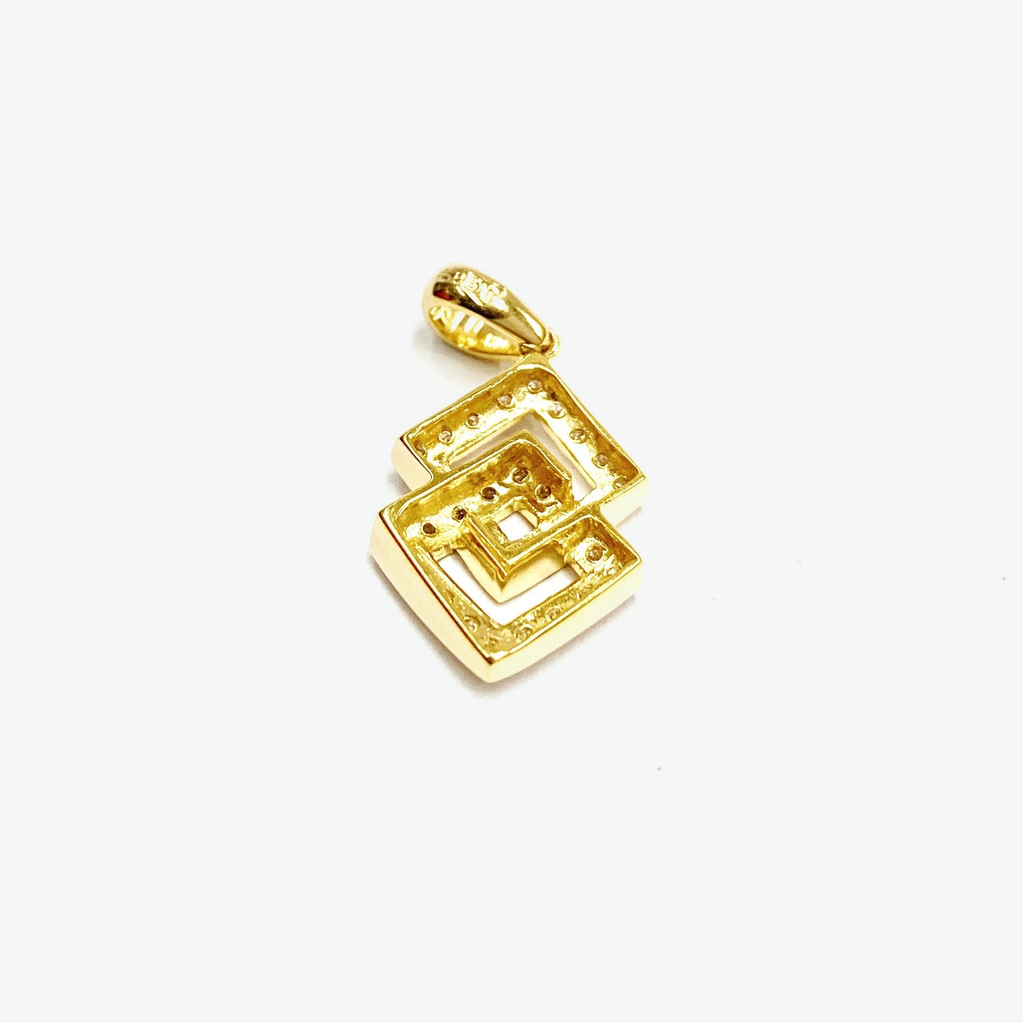 Audrey 14K Yellow Gold Pendant with Diamond | Ocampo's Fine Jewellery