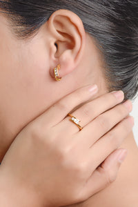 Emilia 14k Yellow Gold Diamond Ring | Ocampo's Fine Jewellery