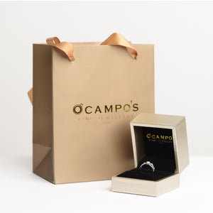 Royal Tiara Platinum Ring with Diamond | Ocampo's Fine Jewellery
