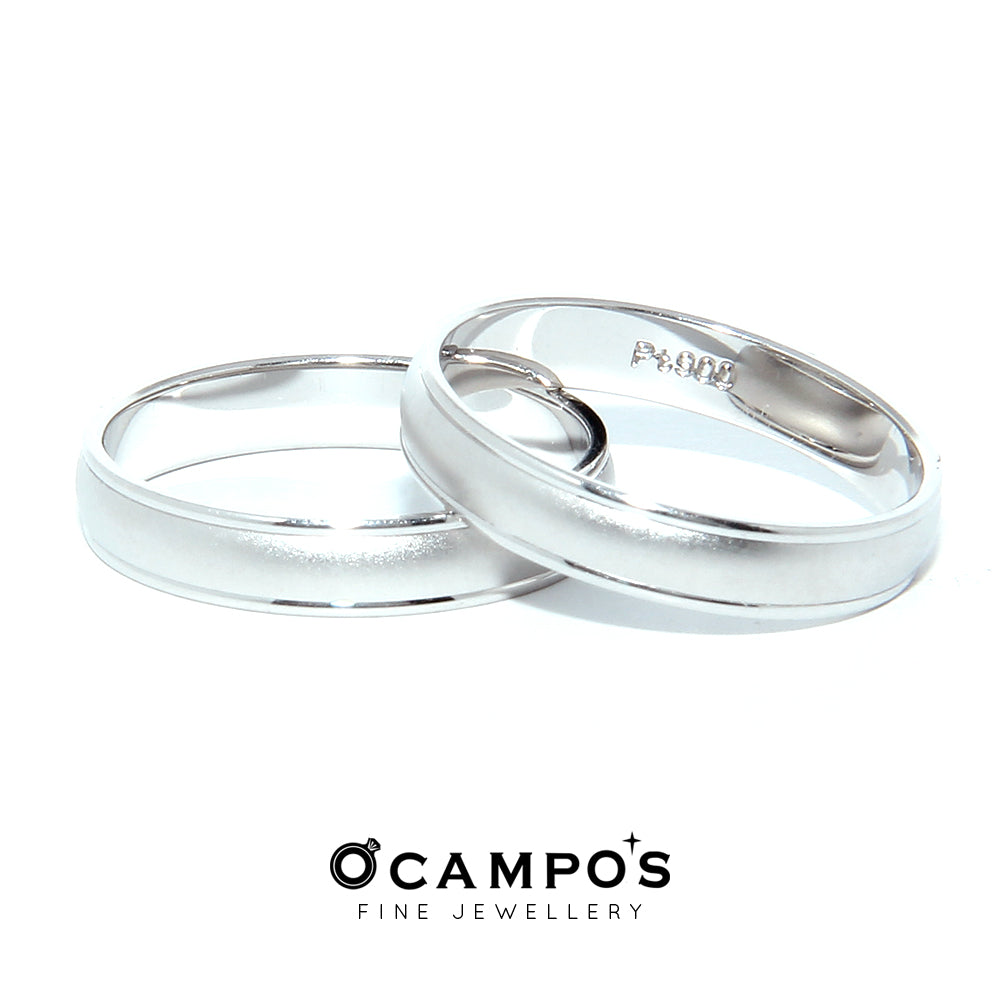 Mhavie Platinum Wedding Ring Philippines | Ocampo's Fine Jewellery