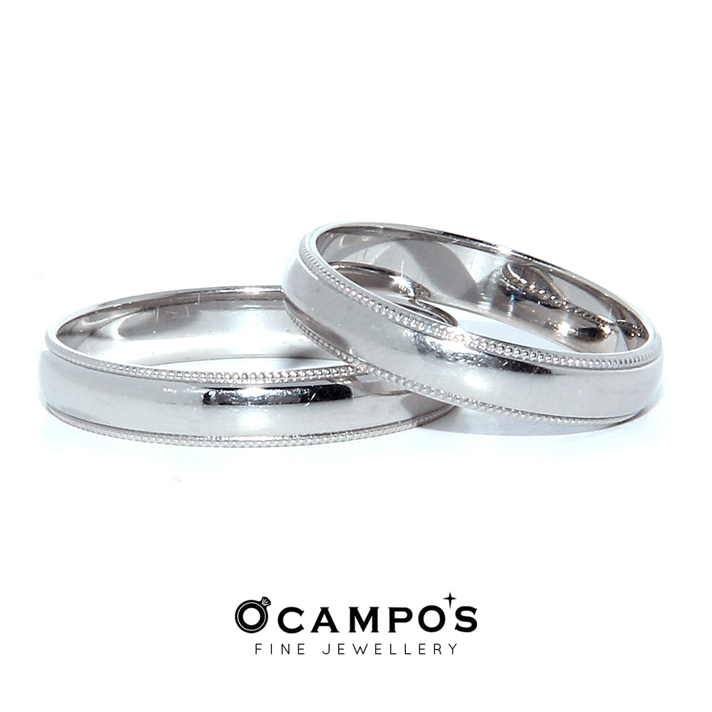 Jhen Platinum Wedding Rings Philippines | Ocampo's Fine Jewellery