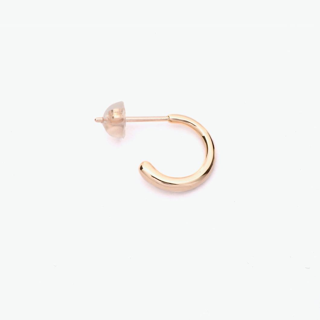 Hana 10K Yellow Gold Half Hoop Earring | Ocampo's Fine Jewellery